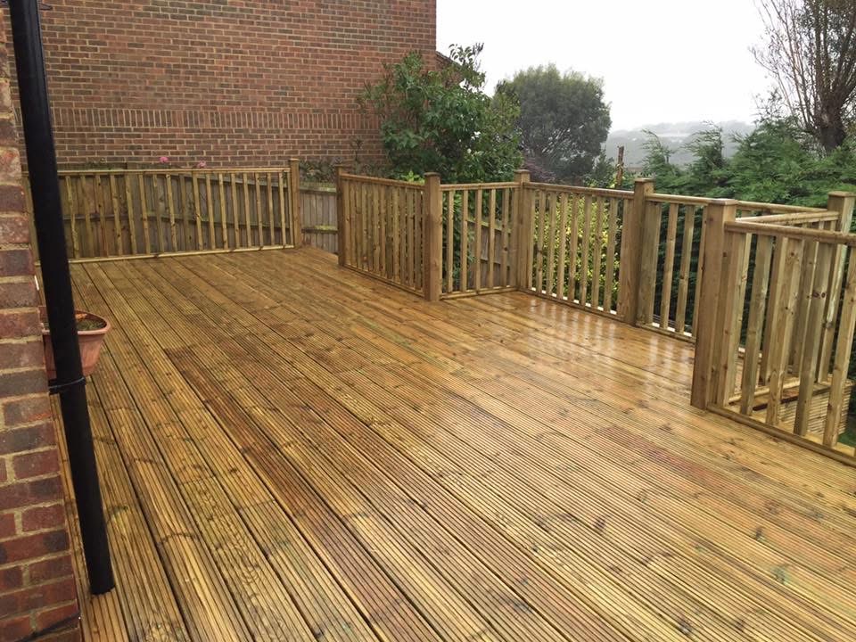 Hardwood Decking Build — 