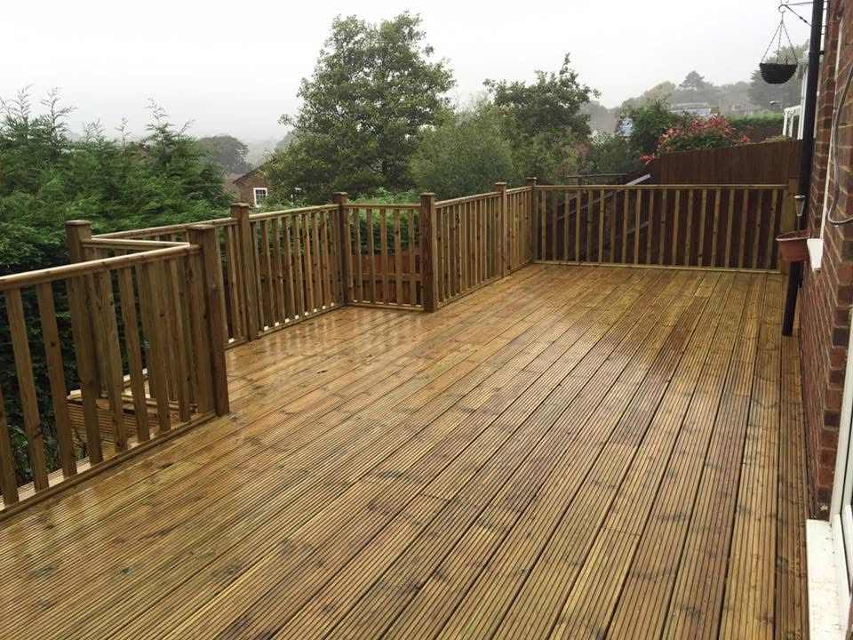 Hardwood Decking Build — 
